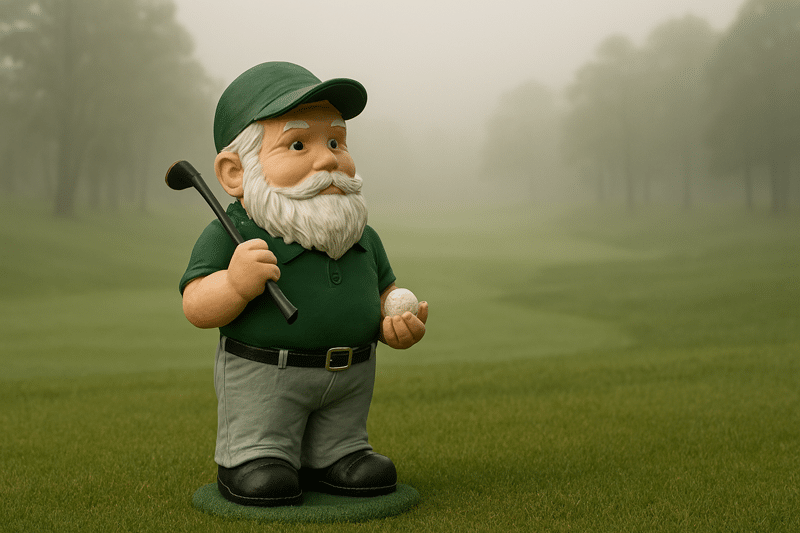 Every year there's a new Masters gnome.